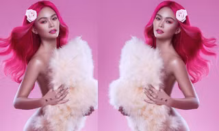 Đầu năm mới, Á hậu Mâu Thuỷ 'đốt mắt' fans với bộ ảnh nude táo bạo và nóng bỏng 