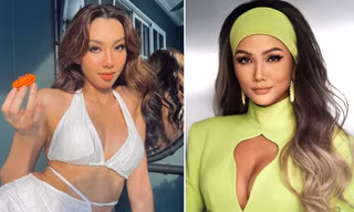 Nguyễn Thúc Thùy Tiên diện váy cắt xẻ 'bỏng mắt', H'Hen Niê mặc bodysuit khoét vòng 1 sexy