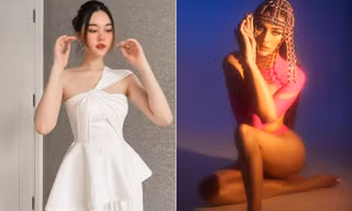 Á hậu Tường San diện váy lệch vai quyến rũ, Võ Hoàng Yến hóa 'nữ hoàng Ai Cập' nóng bỏng