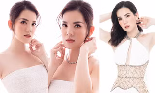 Nhan sắc quyến rũ ở tuổi 37 của Á hậu Hoàng Oanh từng là đại diện hãng hàng không quốc gia