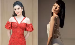 Huyền My diện váy dạ hội đỏ rực làm MC, Tiểu Vy khoe trọn lưng trần nóng bỏng