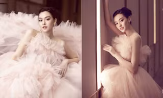 Á hậu Tường San tái xuất sau đám cưới, khoe nhan sắc trong veo 'vạn người mê'