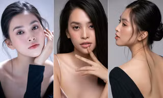 Trang điểm trong veo, Hoa hậu Tiểu Vy vẫn đẹp hút hồn với gương mặt đạt 'tỷ lệ vàng'