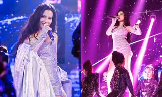Đông Nhi khoe thân hình thon gọn, "cháy" hết mình trên sân khấu sau 5 tháng sinh con