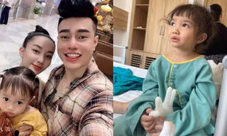 Con gái Lê Dương Bảo Lâm mới 3 tuổi đã phải trải qua phẫu thuật
