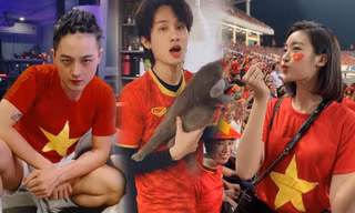 Sao Việt vỡ òa cảm xúc, ăn mừng chiến thắng 4-0 của đội tuyển Việt Nam trước Indonesia