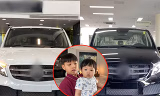 Được con trai đồng ý, Cường Đôla tranh thủ tậu luôn "xế hộp" đôi cho Subeo và Suchin