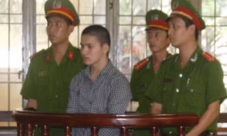 Bị cáo Ngô Văn Thọ tại phiên tòa