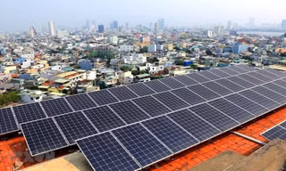 Năm 2030, 50% công sở, nhà dân dùng điện mặt trời 
