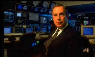 Ông Bloomberg tại trụ sở Bloomberg LP chụp năm 1992 (Ảnh: Getty)