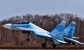 Máy bay phản lực Su-30SM. 