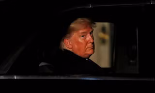 Báo cáo được công bố trong lúc Tổng thống Trump đang có chuyến công du nước ngoài. Ảnh: Reuters.