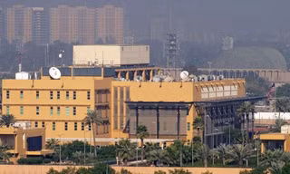 Đại sứ quán Mỹ tại Iraq. Ảnh: FBC