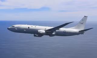 Máy bay tuần tra săn ngầm P-8 của hải quân Australia. (Ảnh: Bộ Quốc phòng Australia)