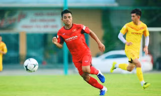 Hồ Thanh Minh trong màu áo U22 Việt Nam. Ảnh: Dân Việt