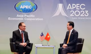 Chủ tịch nước Võ Văn Thưởng tiếp Thủ tướng Malaysia Anwar Ibrahim