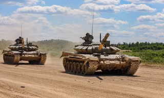 Nga triển khai xe tăng T-72B3 tới quần đảo tranh chấp với Nhật Bản