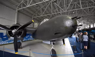 Máy bay Mỹ A-20 "Boston", được triển lãm tại Bảo tàng Không quân Trung ương ở Monino. Ảnh: Sputnik