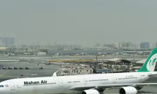 Một máy bay hành khách của hãng Mahan Air (Iran).