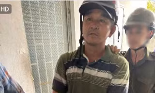 Triều lúc bị bắt.