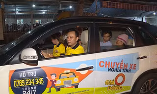 'Xe 0 đồng' đưa bệnh nhân nghèo về tận nhà