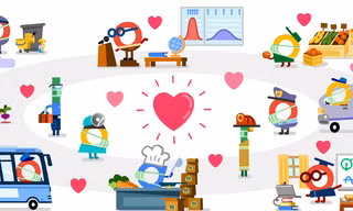 Google “thả tim” đến các “người hùng” đang ngày đêm chống dịch COVID-19