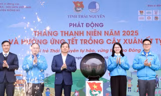 Thái Nguyên: Hơn 850 triệu đồng được trao tại Lễ phát động Tháng Thanh niên