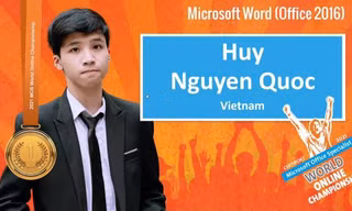 Việt Nam vô địch cuộc thi Tin học Văn phòng Thế giới, sau 9 năm