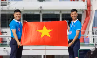 Bản đồ Việt Nam được tái hiện trong cuộc vận động 'Tự hào một dải non sông'