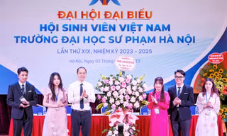 Chị Nguyễn Hà My làm Chủ tịch Hội Sinh viên trường ĐH Sư phạm Hà Nội
