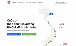 Giao diện khởi động của website http://doantaukhongso.vn.