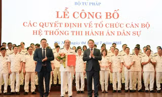 Bộ Tư pháp bổ nhiệm 3 lãnh đạo Cục Quản lý Thi hành án dân sự