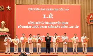 Bổ nhiệm 9 nhân sự giữ chức danh Kiểm sát viên cao cấp