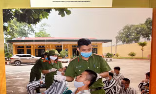 Phân loại sức khỏe phạm nhân khi mới vào trại để tổ chức lao động, dạy nghề phù hợp 