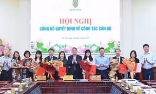 Bộ Tư pháp bổ nhiệm nhiều lãnh đạo cấp vụ