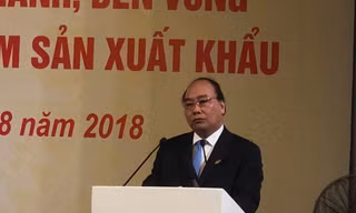 Thủ tướng Nguyễn Xuân Phúc phát biểu tại hội nghị