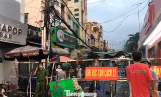 Cách ly hẻm Mả Lạng vì có ca mắc COVID-19 sinh sống