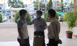 Đội Phản ứng nhanh số 6 của BV Chợ Rẫy trước giờ lên đường