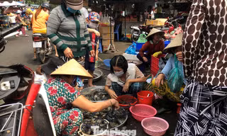 Trước 'bão' corona, cá lóc nướng vẫn đắt hàng ngày Thần Tài
