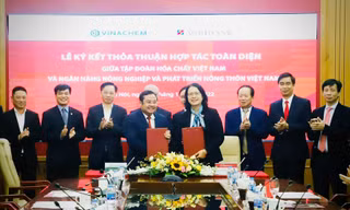 Lãnh đạo Agribank và Tập đoàn Hóa chất Việt Nam chứng kiến ký thỏa thuận hợp tác toàn diện