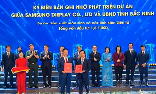 Samsung đầu tư 1,8 tỷ USD sản xuất linh kiện điện tử tại Bắc Ninh
