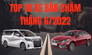 Top 10 ô tô có doanh số thấp nhất tháng 6 tại Việt Nam