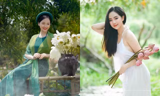 Nàng mẫu ảnh Hà Tĩnh khoe nhan sắc ngọt ngào cùng Sen