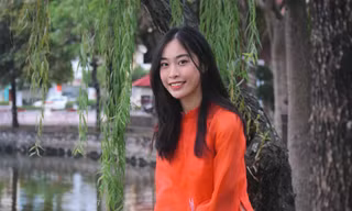 Nữ sinh Hải Dương ươm mầm ước mơ Sư phạm từ đam mê luyện chữ