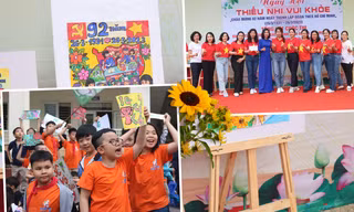 Cô trò trường Tiểu học Cát Linh nỗ lực hết mình trong Ngày hội thiếu nhi vui khỏe