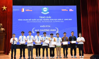 Chung kết Quốc gia AIMO 2025 khối THPT: Duy nhất 1 nữ sinh giành huy chương