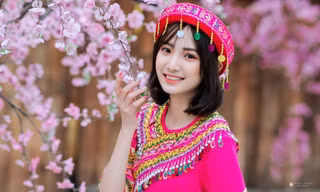 Hot girl Nam Định ‘hóa’ thiếu nữ H’Mông rạng rỡ đón Xuân