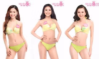 Cận cảnh vẻ nóng bỏng của 19 thí sinh vào chung kết Hoa hậu VN 2018