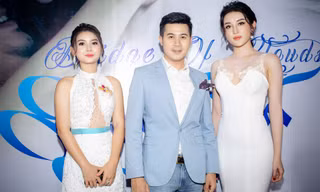 Á hậu Huyền My và các diễn viên chính của phim.
