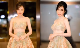 Vừa khoe vòng 1 'khủng', Elly Trần lại hoá công chúa siêu gợi cảm